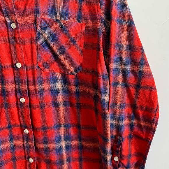 Button Down flannel Shirt boyfriend fit - Picture 6 of 16
